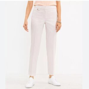 LOFT Button Pocket Slim Pants in Houndstooth - Size 8 - NWT